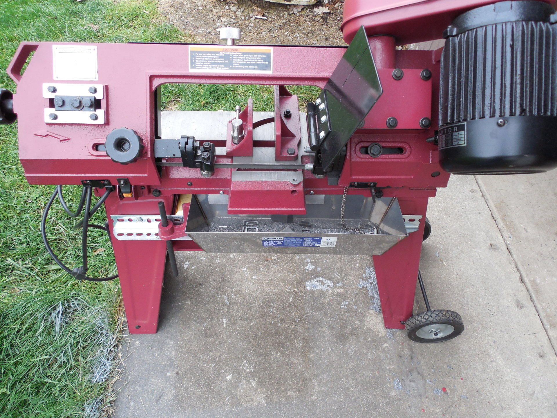 Harbor Freight 4x6 Bandsaw Mods · Not Another Home Shop Blog